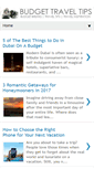 Mobile Screenshot of budget-travel-tips.com